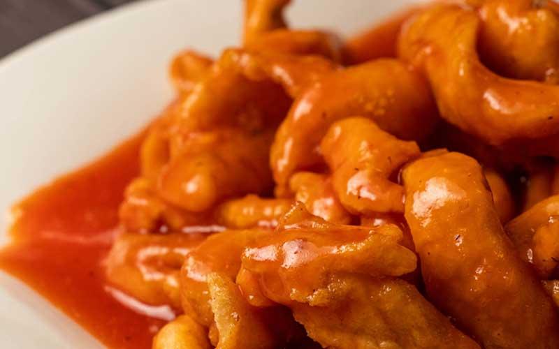 Рыба в кисло-сладком соусе