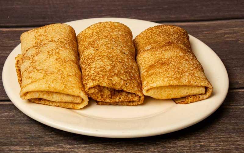 Блины с творогом