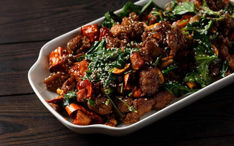 Курица по-сычуански