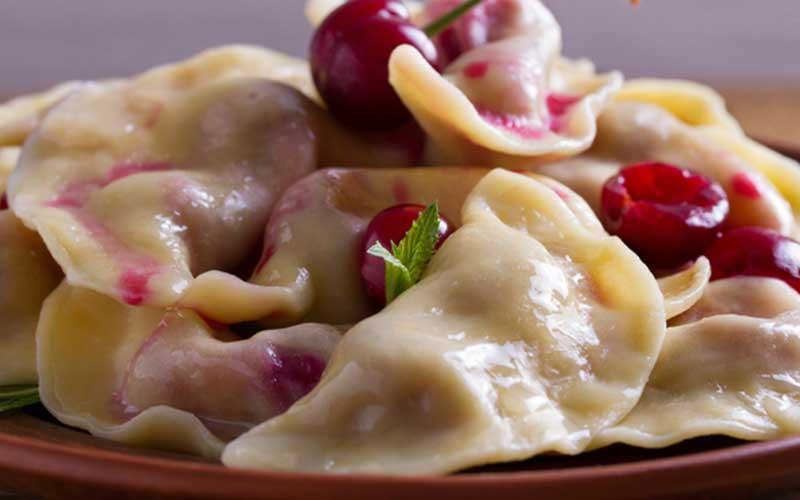 Вареники с вишней