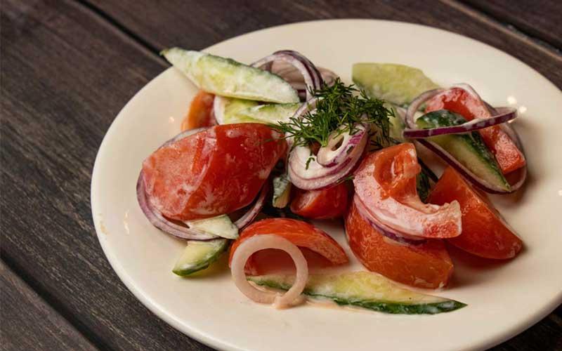 Свежий co сметаной